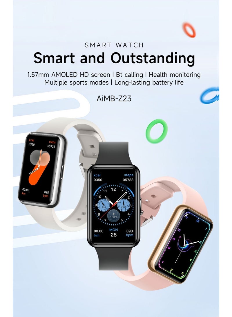 Trytoo Unisex Smart Watch with Bluetooth Calling, 1.57” Full Touch Screen, Health Monitoring, Sports Modes, iOS & Android Compatible - Image 5